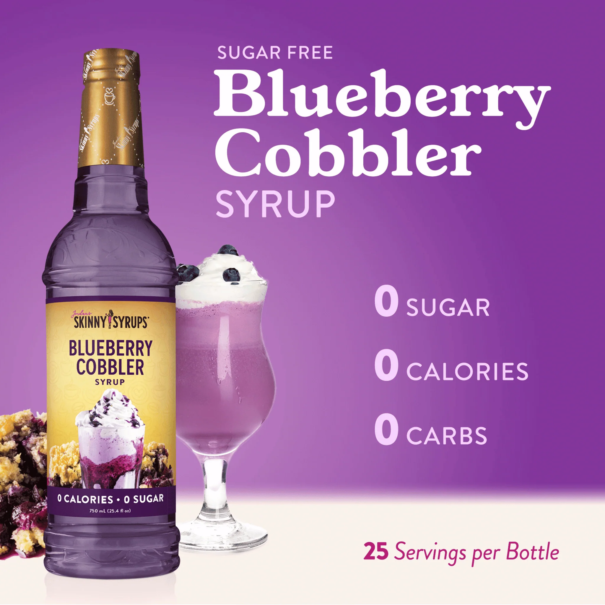Sugar Free Blueberry Cobbler Syrup - Image 3