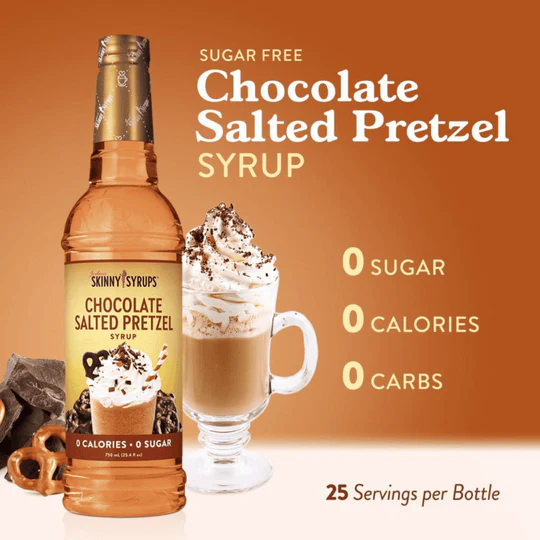 Sugar Free Chocolate Salted Pretzel Syrup - Image 4