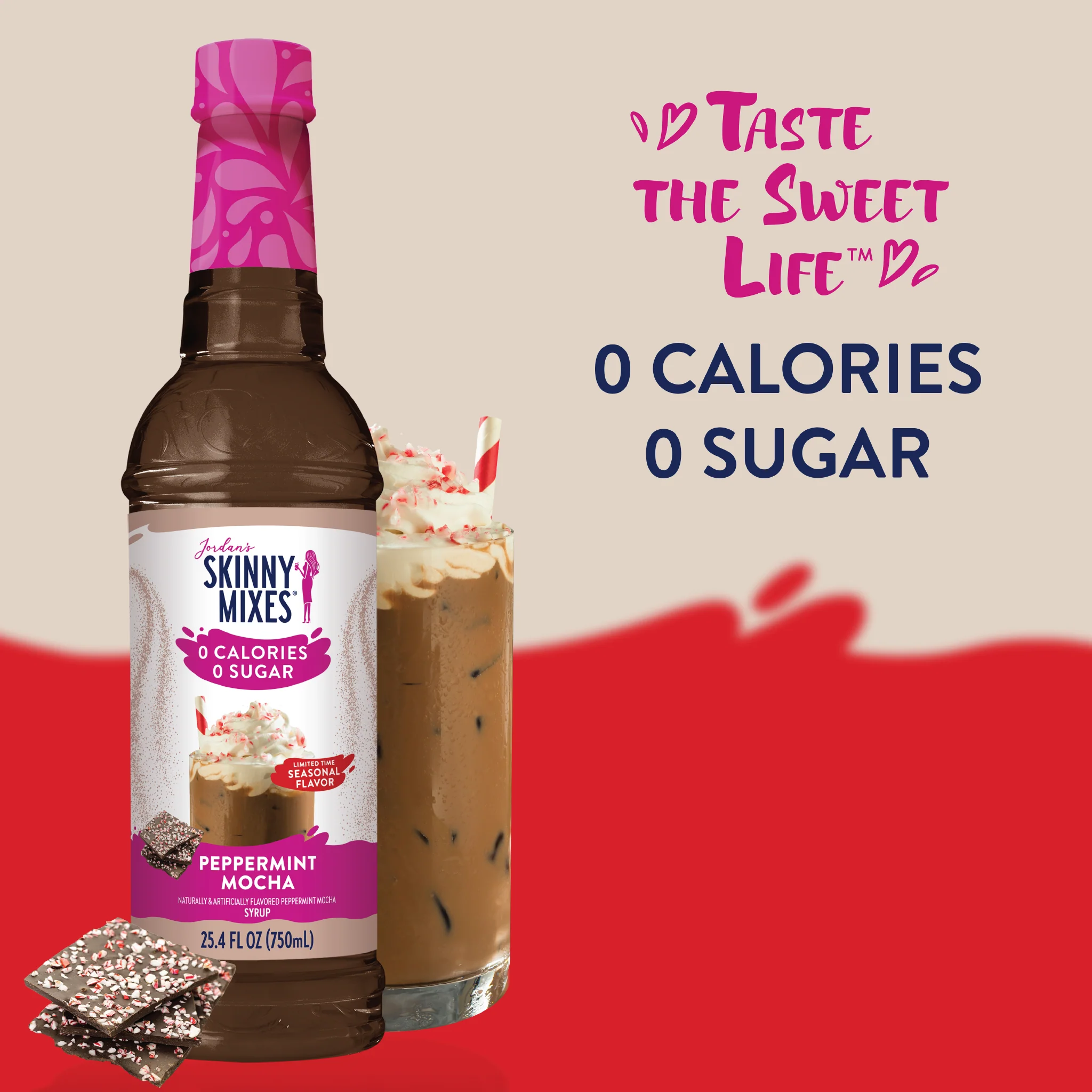 Sugar Free Peppermint Mocha Syrup (Best Before Date :- 01/08/2026) - Image 3
