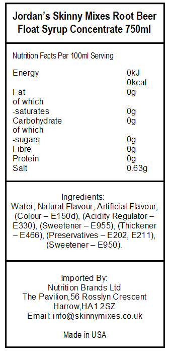 Sugar Free Root Beer Syrup - Image 2